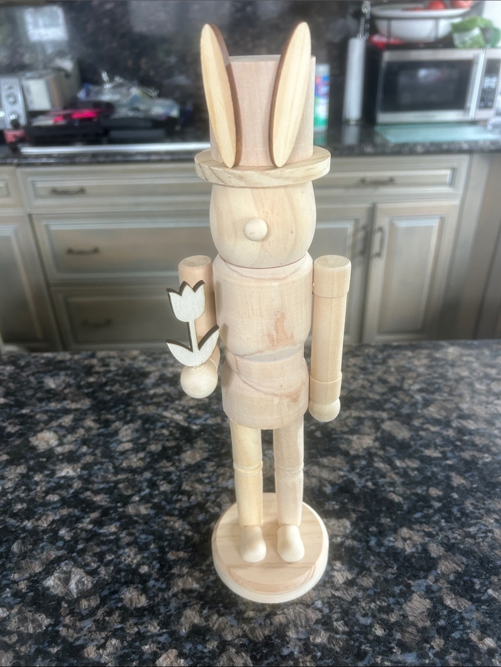 MAKE MARKET UNFINISHED DIY NUTCRACKER NWT